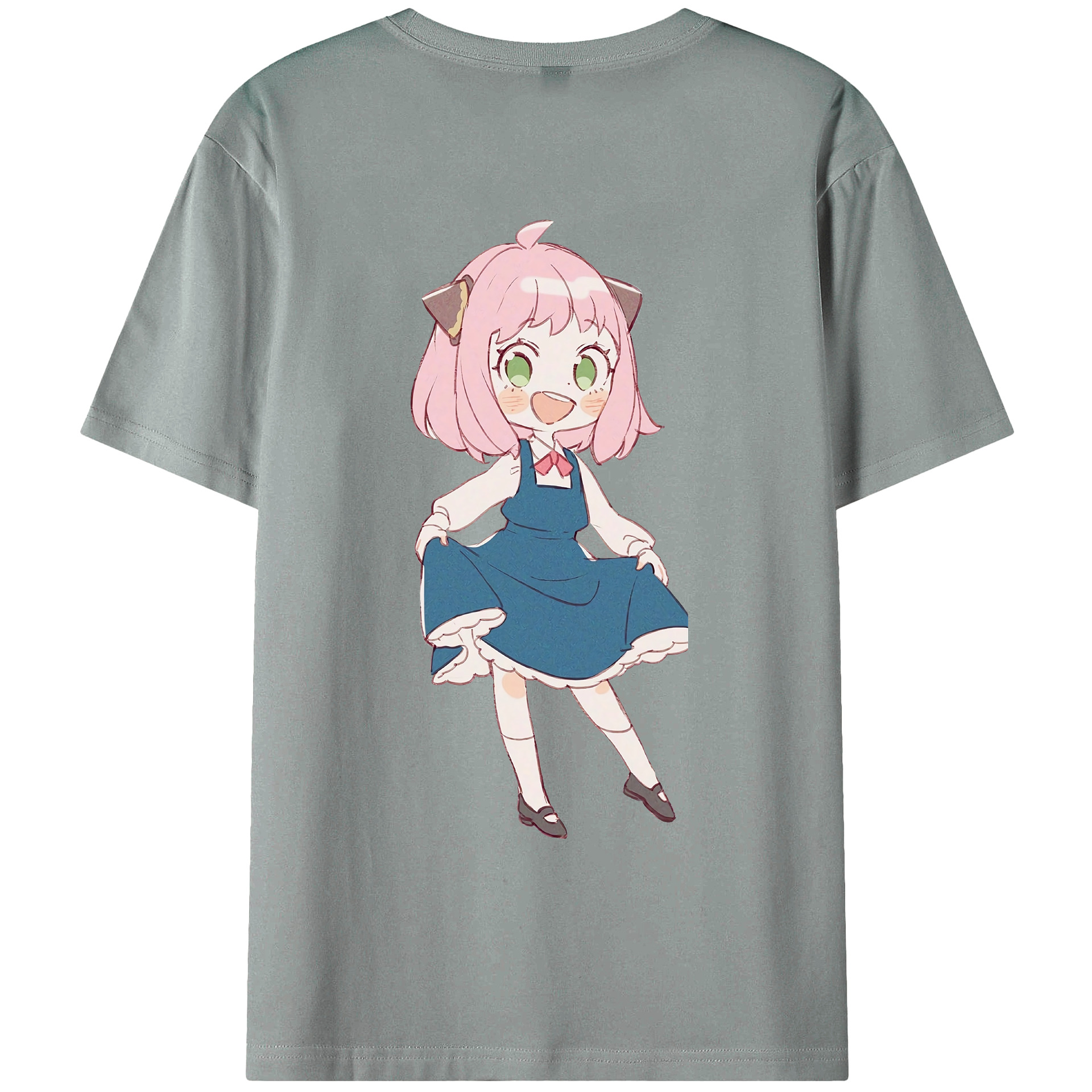 （画像用） SPY×FAMILY间谍家家酒 綿100％ メンズ半袖Tシャツ（バックプリント） 通気性